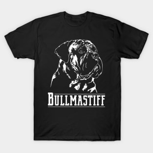 Bullmastiff dog portrait T-Shirt